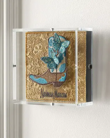 Stephen Wilson Studio "The Western Boot" Petite Embroidered Art | Thumbnail 4 Stephen Wilson Studio "The Western Boot" Petite Embroidered Art | Thumbnail 4