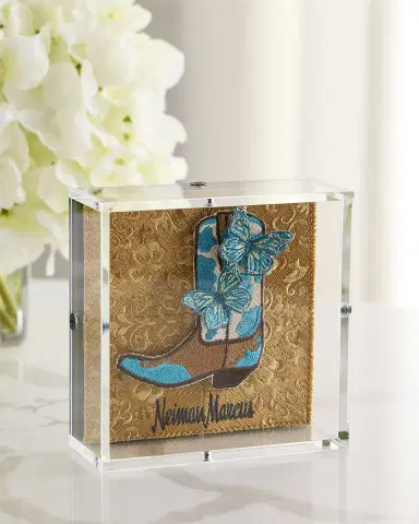 Stephen Wilson Studio "The Western Boot" Petite Embroidered Art | Thumbnail 1 Stephen Wilson Studio "The Western Boot" Petite Embroidered Art | Thumbnail 1