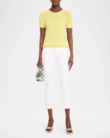 Rag & Bone Teresa Ribbed Short-Sleeve Tee | Thumbnail 4 Rag & Bone Teresa Ribbed Short-Sleeve Tee | Thumbnail 4
