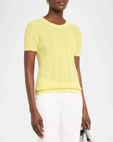 Rag & Bone Teresa Ribbed Short-Sleeve Tee | Thumbnail 6 Rag & Bone Teresa Ribbed Short-Sleeve Tee | Thumbnail 6