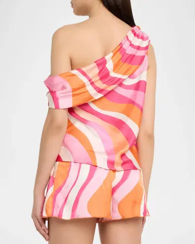 Ramy Brook Sol One-Shoulder Top | Thumbnail 3 Ramy Brook Sol One-Shoulder Top | Thumbnail 3
