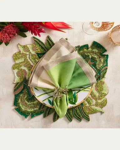 Kim Seybert Calypso Beaded Placemat | Thumbnail 3 Kim Seybert Calypso Beaded Placemat | Thumbnail 3