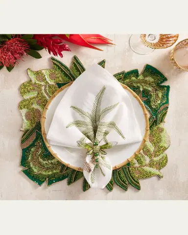 Kim Seybert Calypso Beaded Placemat | Thumbnail 4 Kim Seybert Calypso Beaded Placemat | Thumbnail 4