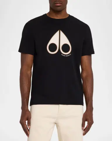 Moose Knuckles Men's Tandem Cotton Logo T-Shirt | Thumbnail 4 Moose Knuckles Men's Tandem Cotton Logo T-Shirt | Thumbnail 4