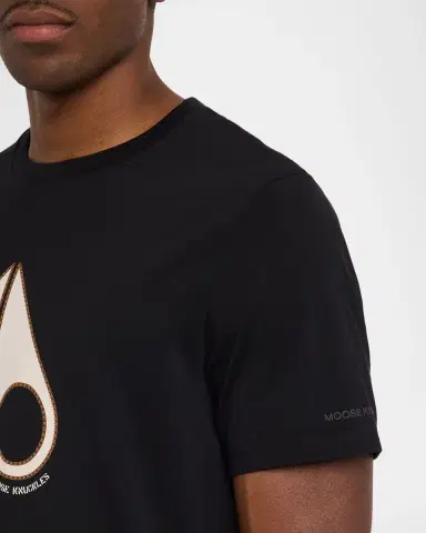 Moose Knuckles Men's Tandem Cotton Logo T-Shirt | Thumbnail 5 Moose Knuckles Men's Tandem Cotton Logo T-Shirt | Thumbnail 5