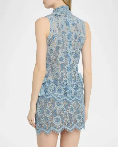 JBQ Sylvee Floral Lace Mock-Neck Top | Thumbnail 3 JBQ Sylvee Floral Lace Mock-Neck Top | Thumbnail 3