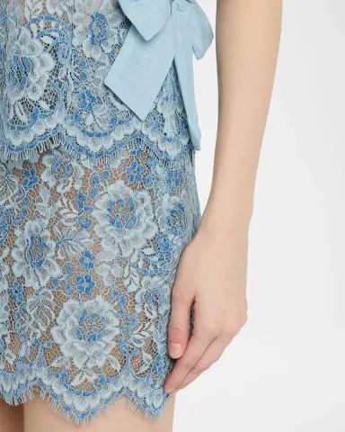 JBQ Sylvee Floral Lace Mock-Neck Top | Thumbnail 5 JBQ Sylvee Floral Lace Mock-Neck Top | Thumbnail 5