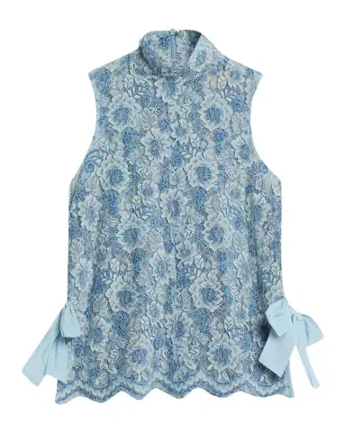JBQ Sylvee Floral Lace Mock-Neck Top | Thumbnail 1 JBQ Sylvee Floral Lace Mock-Neck Top | Thumbnail 1