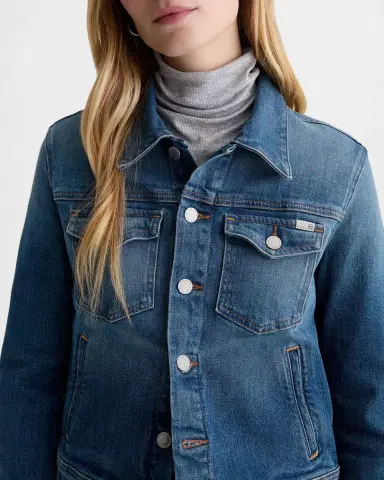 AG Jeans Robyn Cropped Denim Work Jacket | Thumbnail 5 AG Jeans Robyn Cropped Denim Work Jacket | Thumbnail 5