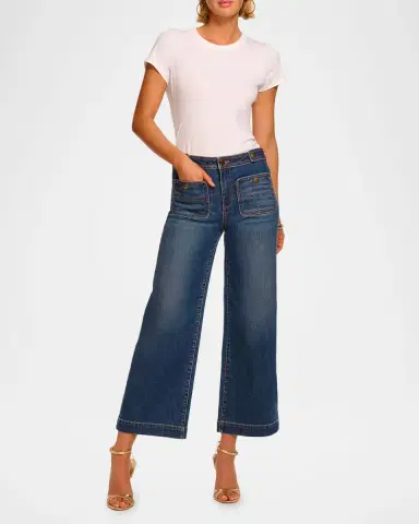 Ramy Brook Gemma Mid-Rise Cropped Jeans | Thumbnail 2 Ramy Brook Gemma Mid-Rise Cropped Jeans | Thumbnail 2