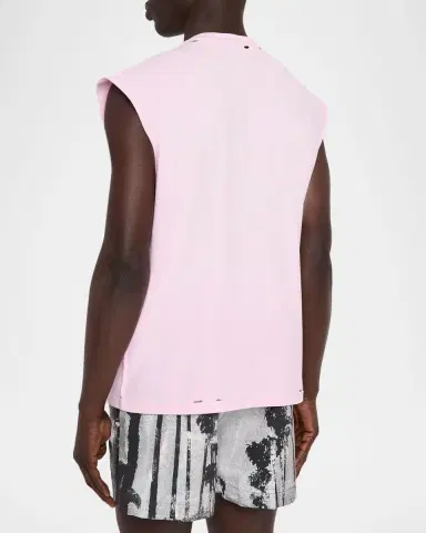PURPLE Men's Slab Wordmark Distressed Tank Top | Thumbnail 3 PURPLE Men's Slab Wordmark Distressed Tank Top | Thumbnail 3