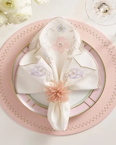 Kim Seybert Printemps Embroidered Napkin | Thumbnail 5 Kim Seybert Printemps Embroidered Napkin | Thumbnail 5