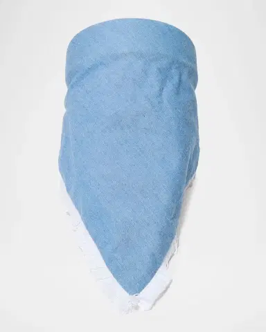 Lele Sadoughi Jackie Chambray Handkerchief Headband | Thumbnail 2 Lele Sadoughi Jackie Chambray Handkerchief Headband | Thumbnail 2