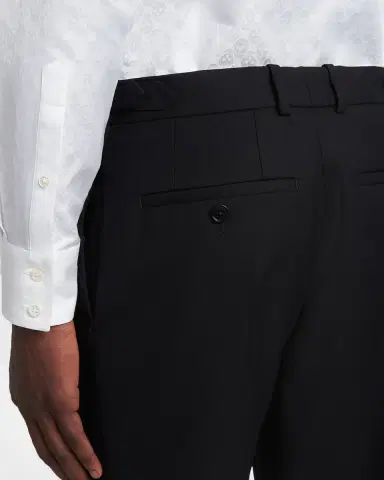 Alexander McQueen Men's Mid-Rise Straight-Leg Trousers | Thumbnail 5 Alexander McQueen Men's Mid-Rise Straight-Leg Trousers | Thumbnail 5
