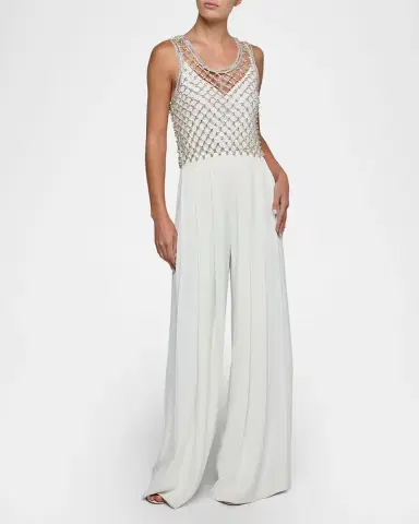 L'Agence Freia Crystal Tank Top | Thumbnail 2 L'Agence Freia Crystal Tank Top | Thumbnail 2