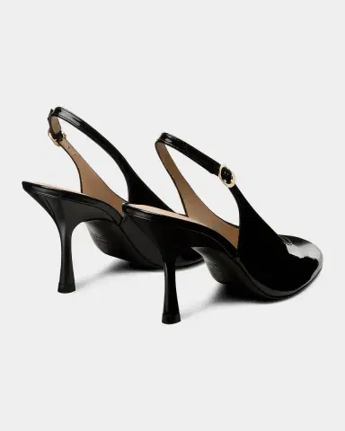 Stuart Weitzman 85mm Madison Patent Leather Slingback Pumps | Thumbnail 2 Stuart Weitzman 85mm Madison Patent Leather Slingback Pumps | Thumbnail 2
