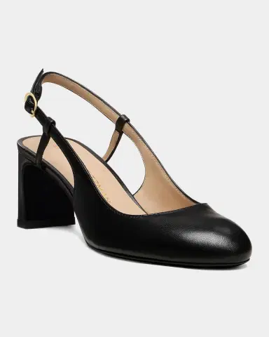 Stuart Weitzman 60mm Babette Leather Slingback Pumps | Thumbnail 4 Stuart Weitzman 60mm Babette Leather Slingback Pumps | Thumbnail 4