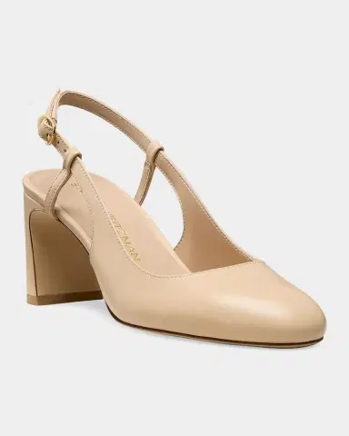 Stuart Weitzman 60mm Babette Leather Slingback Pumps | Thumbnail 6 Stuart Weitzman 60mm Babette Leather Slingback Pumps | Thumbnail 6