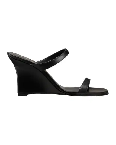 Stuart Weitzman 85mm Vinnie Leather Wedge Sandals | Thumbnail 1 Stuart Weitzman 85mm Vinnie Leather Wedge Sandals | Thumbnail 1