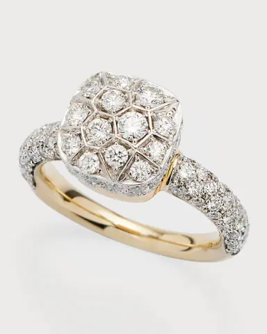 Pomellato Nudo Classic 18K White & Rose Gold Diamond Ring | Thumbnail 3 Pomellato Nudo Classic 18K White & Rose Gold Diamond Ring | Thumbnail 3