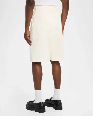 Bottega Veneta Men's Cotton and Silk-Blend Chino Shorts | Thumbnail 2 Bottega Veneta Men's Cotton and Silk-Blend Chino Shorts | Thumbnail 2