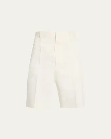 Bottega Veneta Men's Cotton and Silk-Blend Chino Shorts | Thumbnail 5 Bottega Veneta Men's Cotton and Silk-Blend Chino Shorts | Thumbnail 5