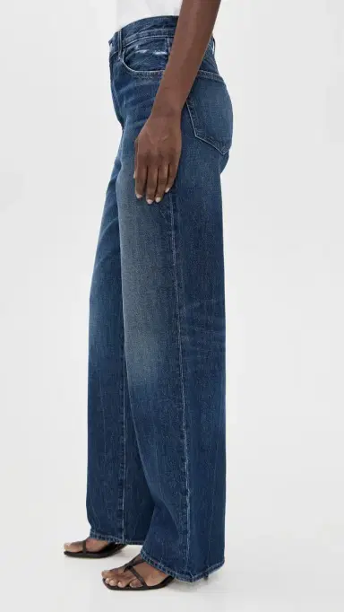A.L.C. A. L.C. The 747 Relaxed Wide Jeans Dark Classic Blue | Thumbnail 4 A.L.C. A. L.C. The 747 Relaxed Wide Jeans Dark Classic Blue | Thumbnail 4