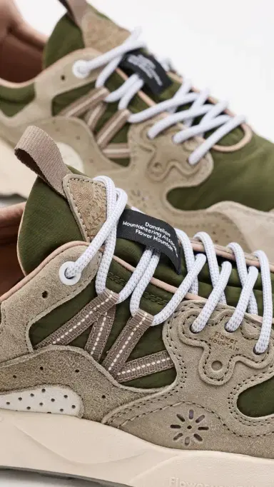 Flower Mountain Yamano 3 Sneakers Off White Military | Thumbnail 5 Flower Mountain Yamano 3 Sneakers Off White Military | Thumbnail 5