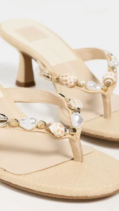Dolce Vita Daksie Heeled Thong Sandals LT Natural Raffia | Thumbnail 6 Dolce Vita Daksie Heeled Thong Sandals LT Natural Raffia | Thumbnail 6