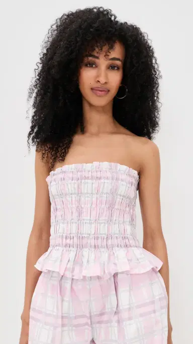 Madison the Label Eloise Top Check Print | Thumbnail 2 Madison the Label Eloise Top Check Print | Thumbnail 2