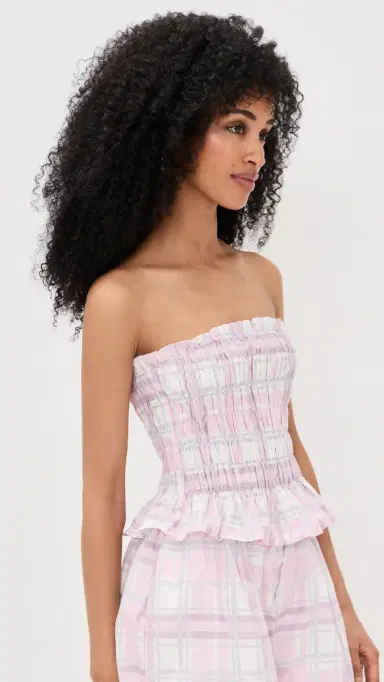 Madison the Label Eloise Top Check Print | Thumbnail 4 Madison the Label Eloise Top Check Print | Thumbnail 4