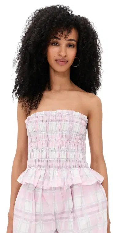 Madison the Label Eloise Top Check Print | Thumbnail 1 Madison the Label Eloise Top Check Print | Thumbnail 1