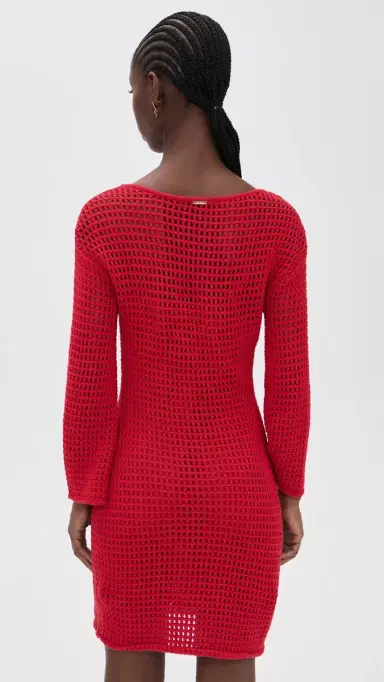Cleobella Honey Sweater Mini Dress Goji Berry | Thumbnail 3 Cleobella Honey Sweater Mini Dress Goji Berry | Thumbnail 3