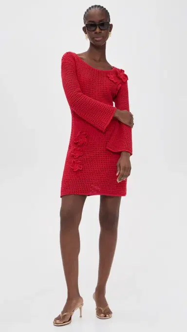 Cleobella Honey Sweater Mini Dress Goji Berry | Thumbnail 5 Cleobella Honey Sweater Mini Dress Goji Berry | Thumbnail 5