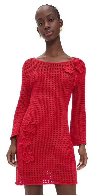 Cleobella Honey Sweater Mini Dress Goji Berry | Thumbnail 1 Cleobella Honey Sweater Mini Dress Goji Berry | Thumbnail 1