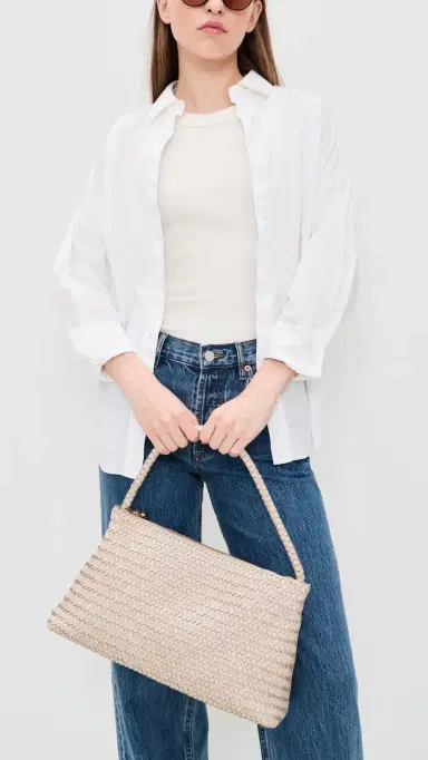 Madewell The Signature Woven Collection Shoulder Bag Vintage Muslin One Size | Thumbnail 3 Madewell The Signature Woven Collection Shoulder Bag Vintage Muslin One Size | Thumbnail 3