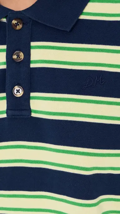 Damson Madder Zia Rugby Mix Stripe Shirt Multi | Thumbnail 6 Damson Madder Zia Rugby Mix Stripe Shirt Multi | Thumbnail 6