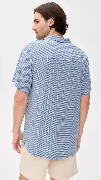 BOSS Beach Shirt Open Blue | Thumbnail 3 BOSS Beach Shirt Open Blue | Thumbnail 3