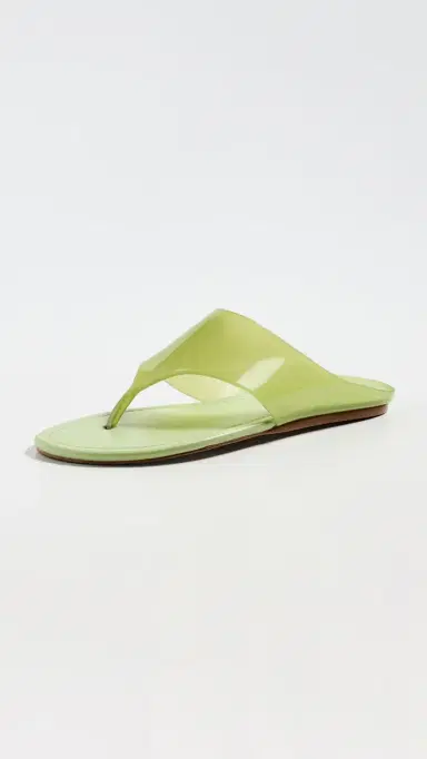 Farm Rio Jelly Flat Sandals Sage Green 5 | Thumbnail 5 Farm Rio Jelly Flat Sandals Sage Green 5 | Thumbnail 5
