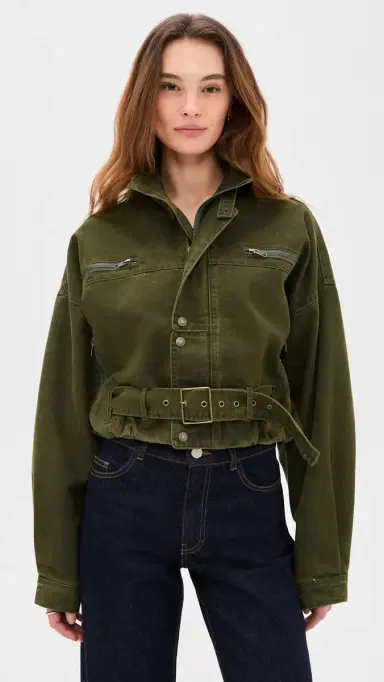 LIONESS Rinata Jacket Khaki | Thumbnail 2 LIONESS Rinata Jacket Khaki | Thumbnail 2