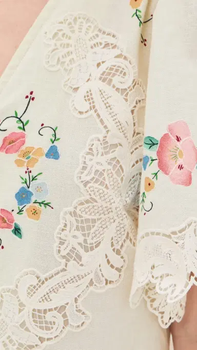 Sea Astrid Embroidery Short Sleeve Midi Dress ulti | Thumbnail 6 Sea Astrid Embroidery Short Sleeve Midi Dress ulti | Thumbnail 6