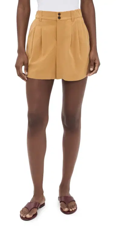 Varley Tansy Woven Shorts Apple Cinnamon | Thumbnail 1 Varley Tansy Woven Shorts Apple Cinnamon | Thumbnail 1
