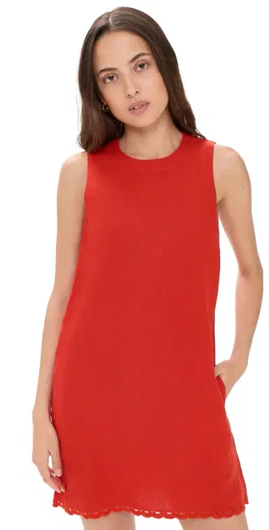 Madewell Embroidered Mini hift Dress Wild Poppy | Thumbnail 1 Madewell Embroidered Mini hift Dress Wild Poppy | Thumbnail 1