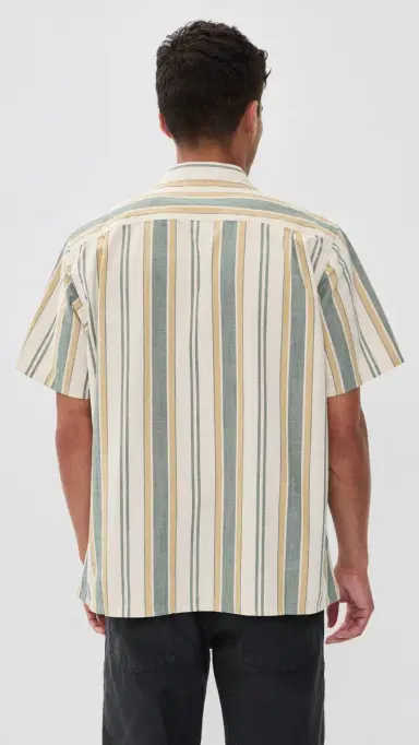 Filson Short Sleeve Chambray Camp Shirt Natural/Khaki | Thumbnail 3 Filson Short Sleeve Chambray Camp Shirt Natural/Khaki | Thumbnail 3