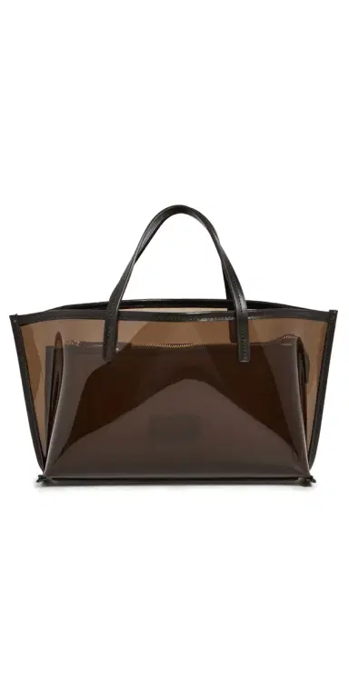 Staud Christos Mini Tote Espresso One Size | Thumbnail 1 Staud Christos Mini Tote Espresso One Size | Thumbnail 1
