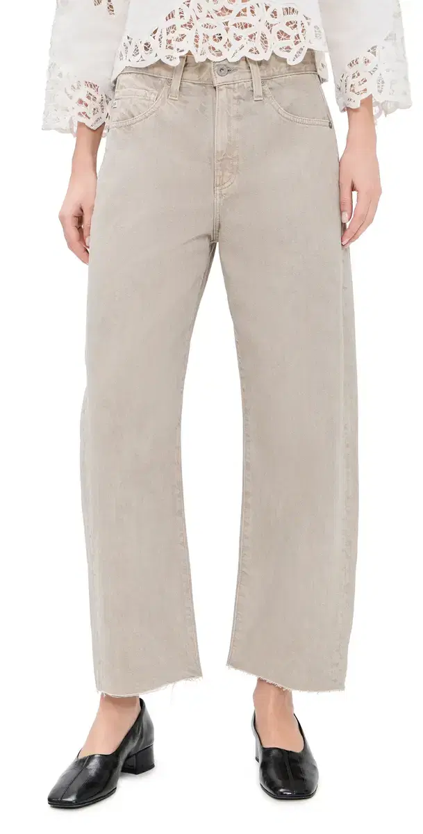 Hattie Crop Jeans Sulfur Light Taupe Hattie Crop Jeans Sulfur Light Taupe