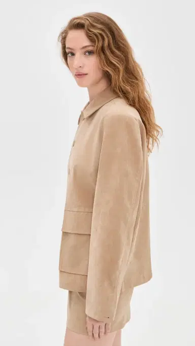 Joe's Jeans The Vegan Suede Chore Coat Camel | Thumbnail 4 Joe's Jeans The Vegan Suede Chore Coat Camel | Thumbnail 4