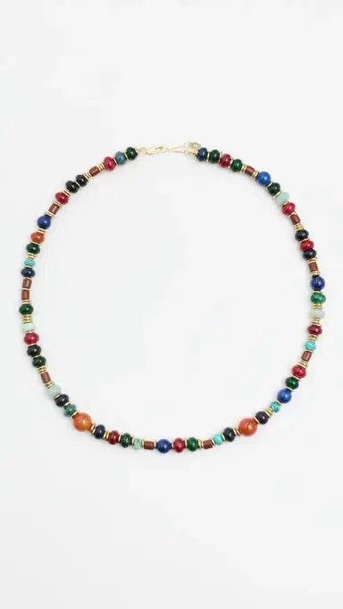 Shashi Gemstone Necklace Multi | Thumbnail 2 Shashi Gemstone Necklace Multi | Thumbnail 2