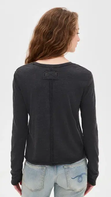 Free People Nova Long Sleeve Tee Black | Thumbnail 3 Free People Nova Long Sleeve Tee Black | Thumbnail 3