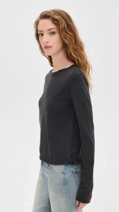 Free People Nova Long Sleeve Tee Black | Thumbnail 4 Free People Nova Long Sleeve Tee Black | Thumbnail 4